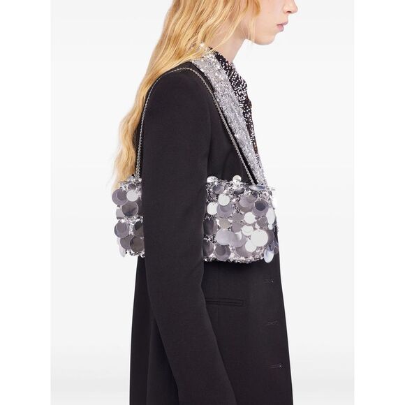 Rabanne Silver Shoulder Bags Women - Picture 2 of 5